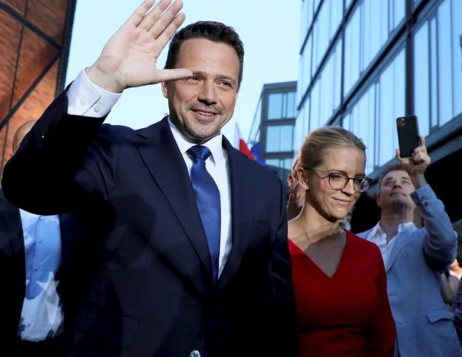 Rafał Trzaskowski z żona Małgorzatą