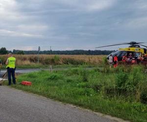 Rowerzysta zginął w wypadku w miejscowości Kobiele Małe