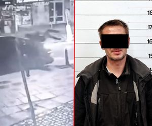 Potrącił pieszego w centrum i uciekł. Policja: Miał sądowy zakaz i siedział w więzieniu za jazdę pod wpływem