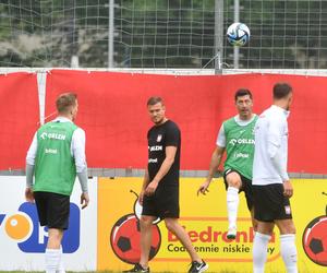 Trening piłkarskiej reprezentacji Polski