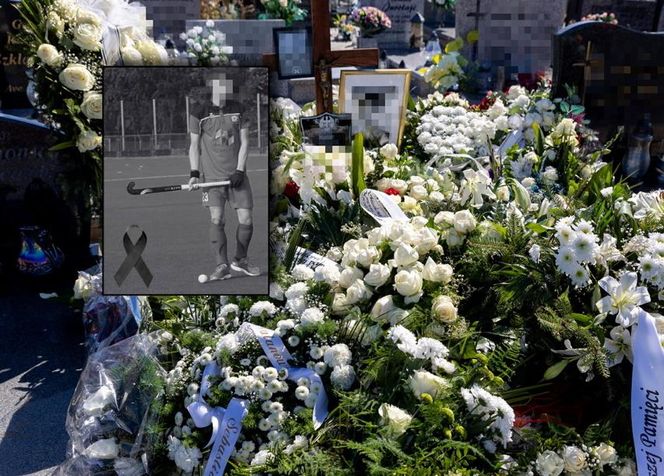 Koszulka klubowa i kij do hokeja spoczęły w grobie Natana. Gniezno żegna 18-latka