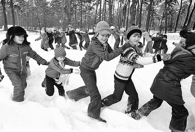 Jedynie dzieci cieszyły się z obfitości śniegu i wcześniejszych ferii