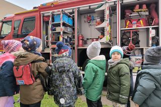 Strażacy pod leszczyńskim Multikinem 