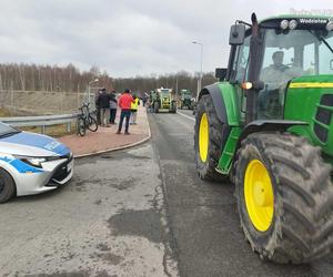 Strajk rolników w Śląskiem 20.02.2024