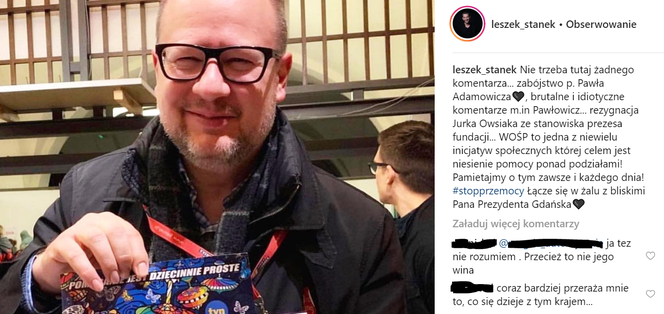 Gwiazdy żegnają Pawła Adamowicza