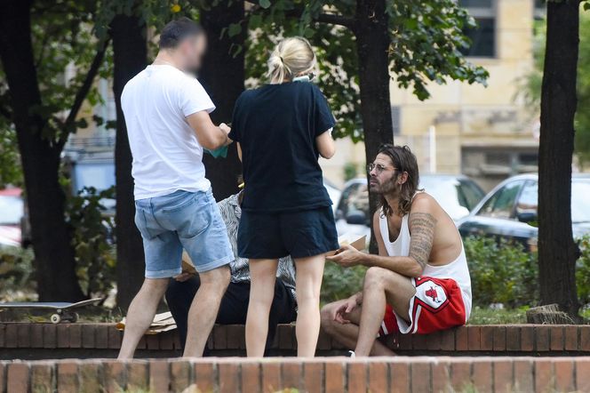 Radzimir Dębski umówił się ze znajomymi na burgera