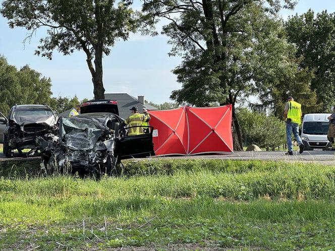 Sochaczew: Wyprzedzał i przez to zginęli? Koszmarny wypadek na prostej drodze. Nie żyją dwie osoby