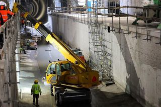 Trwa budowa podziemnych przystanków pod Łodzią