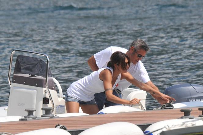 George Clooney i Elisabetta Canalis