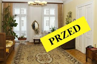 Fenomenalna metamorfoza salonu. Babcine wnętrze z żółtymi ścianami dogoniło XXI w.