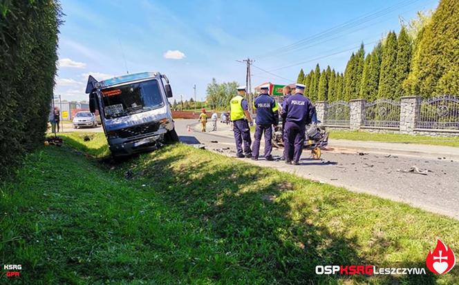 Wypadek w Trzcianie