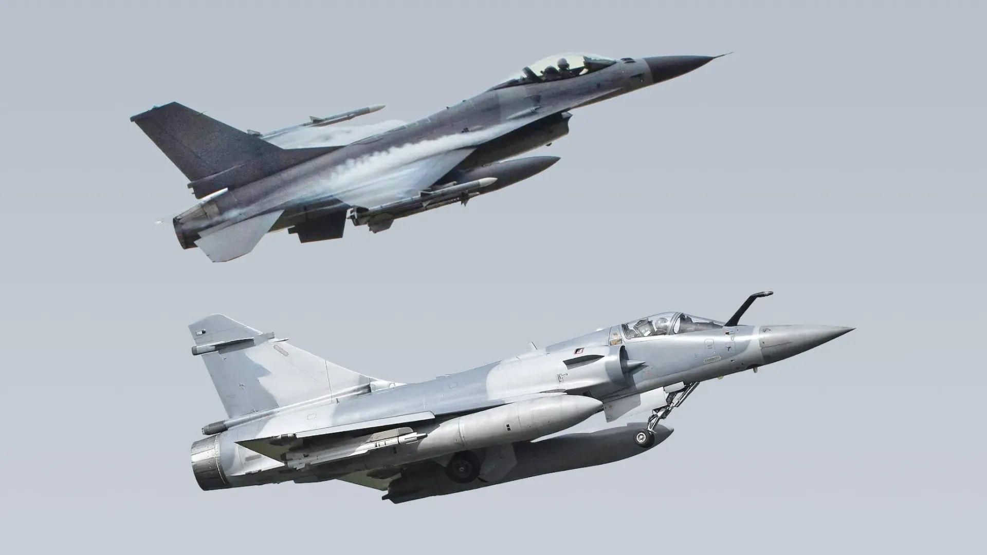 F-16 i Mirage 2000 na Ukrainie