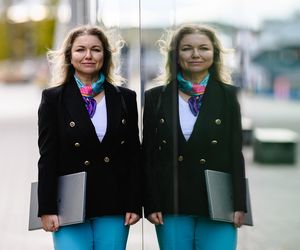 Z korporacji przesiadła się do taksówki