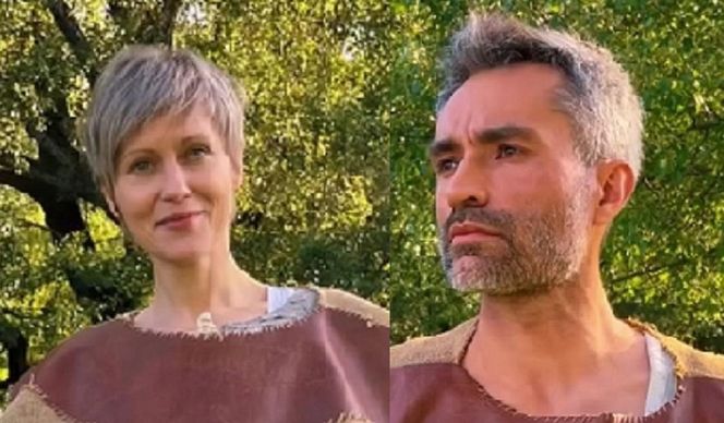 Na sygnale. Anna (Lea Oleksiak), Benio (Hubert Jarczak)