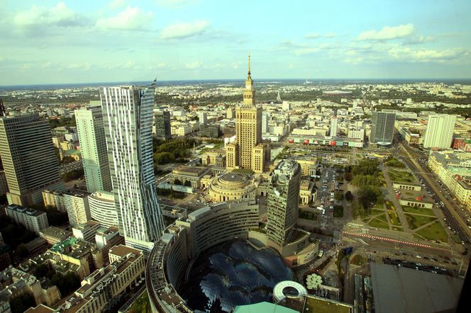 Nowy taras widokowy na szczycie Varso Tower
