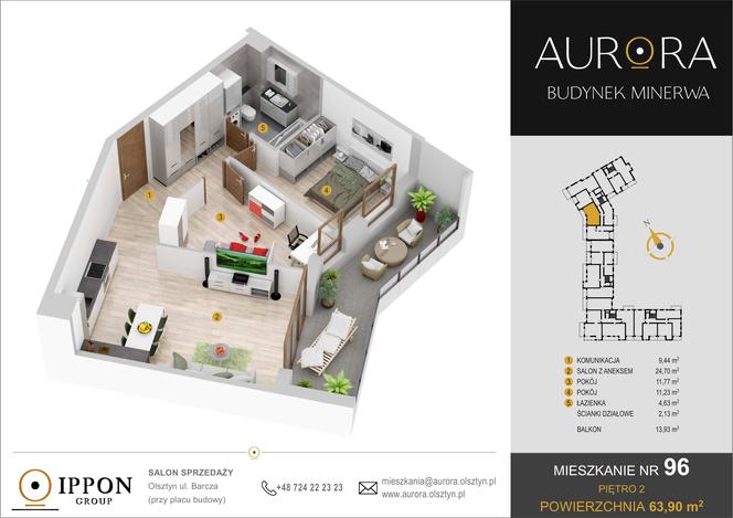Poznaj osiedle Aurora i wybierz mieszkanie najbardziej dopasowane do Ciebie