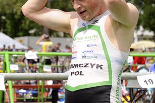 Karolak, Adamczyk,Topa i Grass w triathlonie