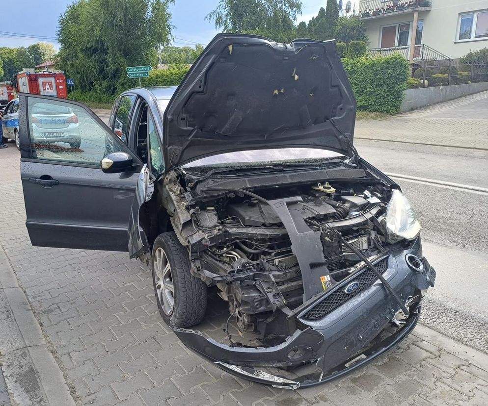 Wypadek w Ambrożowie. Powazne obrażenia 16-latka