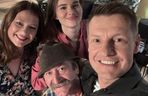 M jak miłość po wakacjach. stryj Jędrzej Gutowski (Piotr Majerczyk), Franka (Dominika Kachlik), Paweł (Rafał Mroczek), Haneczka (Elżbieta Firek)