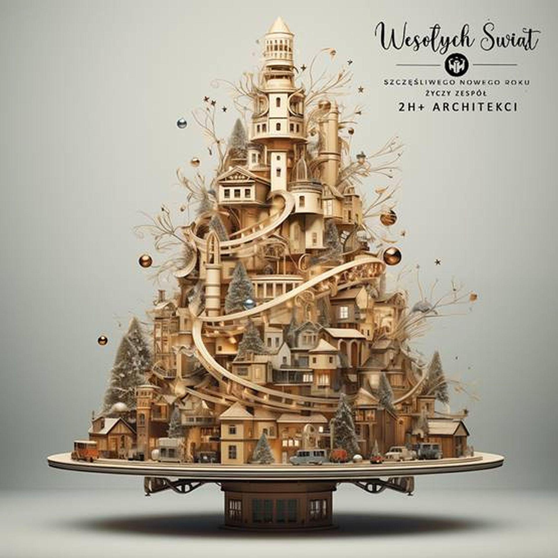 Najfajniejsze kartki świąteczne od pracowni architektonicznych AD 2023