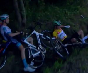 Tour de Pologne 2025: Rafał Majka wziął udział w kraksie. Polak, lider TdP i rywale wylądowali w rowie