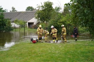 Podtopienia w powiatach jędrzejowskim i włoszczowskim