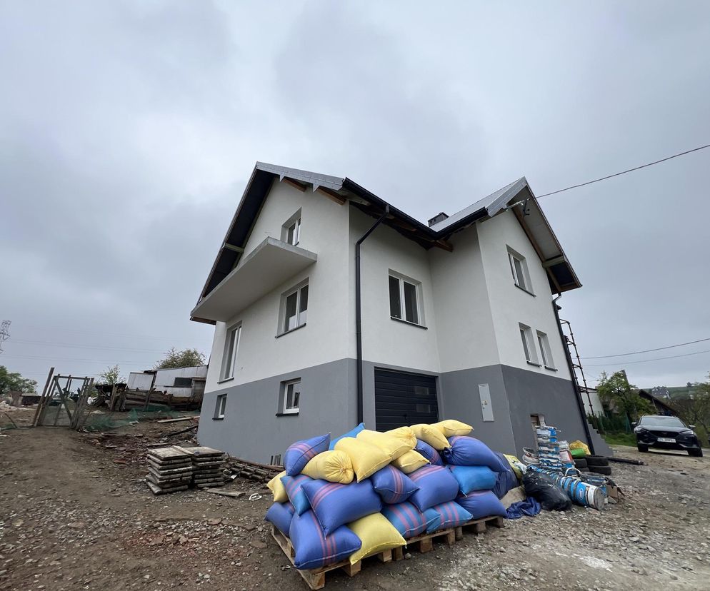 Dom rodziny z Januszowej, który wybudowała fudnacja Renovo