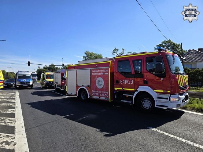 Kobiór. Śmiertelny wypadek na DK nr 1. Pasażerka citroena nie żyje [ZDJĘCIA]