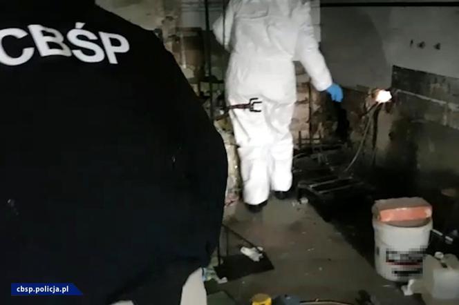 CBŚP zlikwidowało laboratoria metamfetaminy