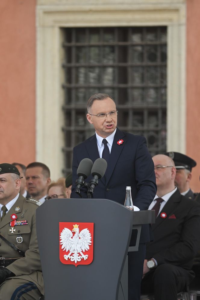 Uroczystości na pl. Zamkowym w Warszawie (3.05.2025)