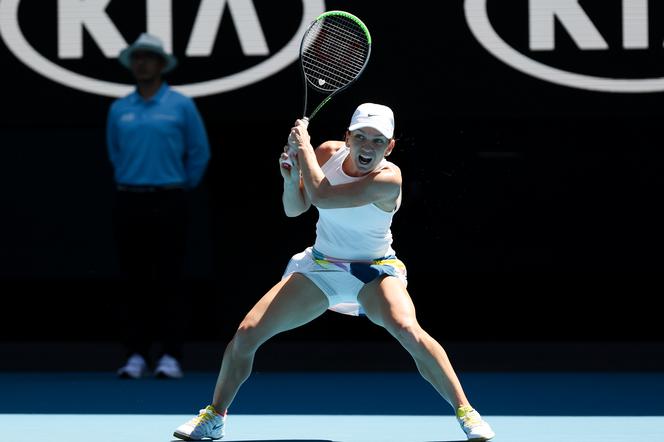 Simona Halep nie straciła jeszcze seta w 5 meczach Australian Open.