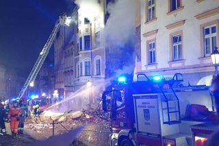 Runęła stara kamienica w centrum Cieszyna! Ewakuowano mieszkańców 