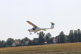 Prezentacja i przelot pierwszego samolotu elektrycznego w Polsce