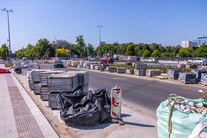 Przebudowa placu Na Rozdrożu w Warszawie