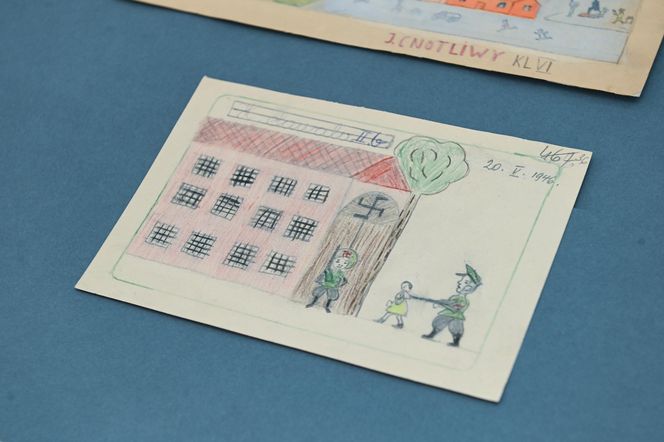 Pokaz dziecięcych rysunków z 1946 roku