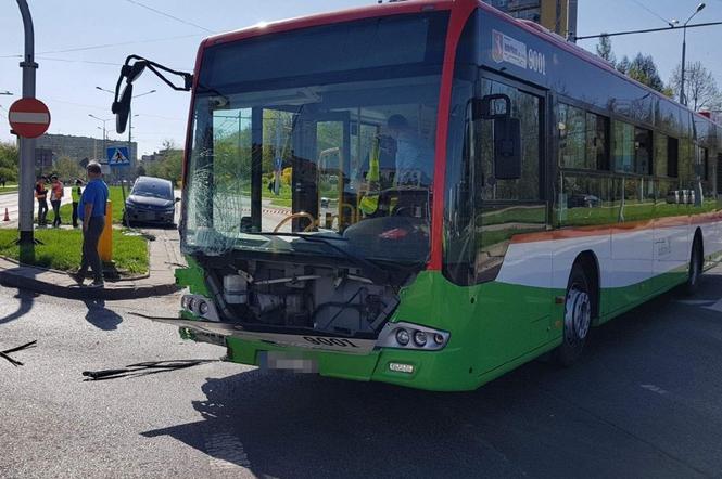 Lublin: Wypadek z udziałem autobusu. Sześć osób trafiło do szpitali