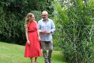 M jak miłość odc. 1763. Adam Werner (Jacek Kopczyński), Sylwia (Hanna Turnau)