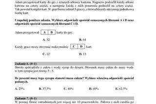 Egzamin ósmoklasisty 2019 - matematyka