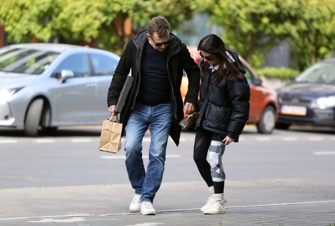 Maciej Orłoś i Paulina Koziejowska zjedli pizze, a potem poszli na rehabilitację