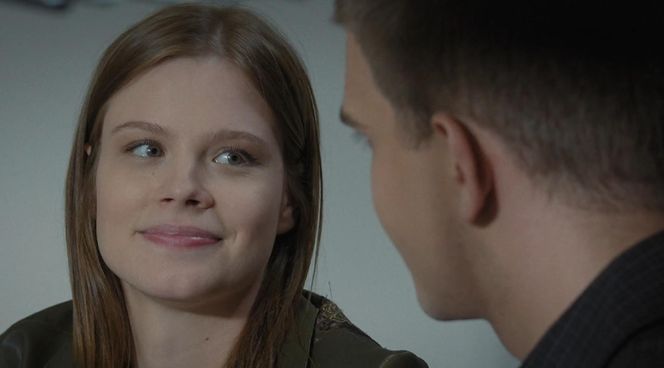 M jak miłość odc. 1887. Mateusz (Rafał Kowalski), Majka (Matylda Giegżno)