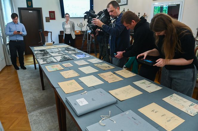 Pokaz dziecięcych rysunków z 1946 roku