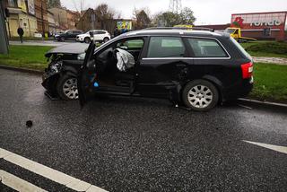 Wypadek na placu Poznańskim w Bydgoszczy