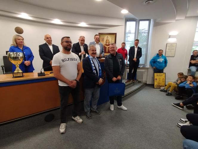 Społeczność sportowców i kibiców rugby z Siedlec uczciła największy z dotychczasowych sukcesów w historii klubu