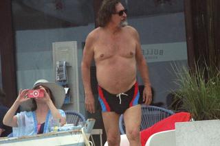 Jan Maria Tomaszewski nad morzem