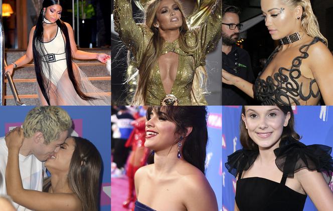 Camila Cabello, Ariana Grande, Nicki Minaj, J.Lo... Gwiazdy w sexy (?) kreacjach na VMAs
