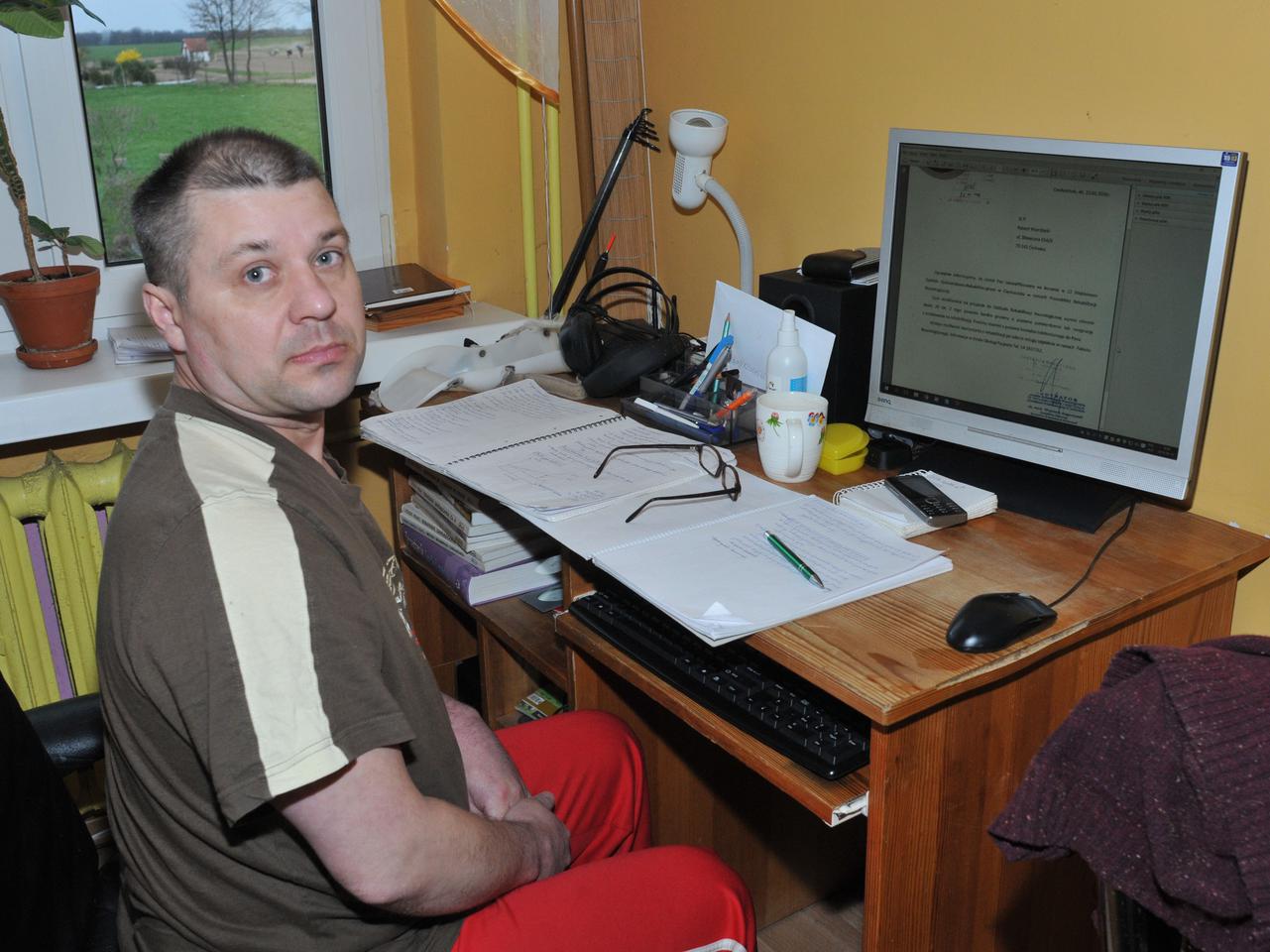 Robert Wierzbicki będzie czekał 20 lat na miejsce w szpitalu
