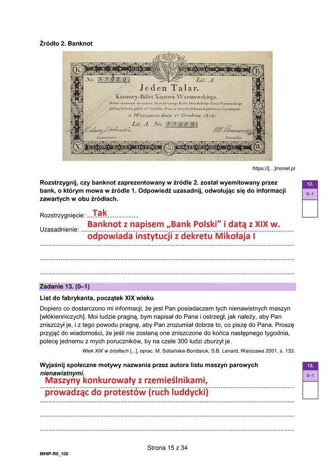 Matura historia 2025: Odpowiedzi i arkusze CKE [19.05.2025] nowa formuła 2023	