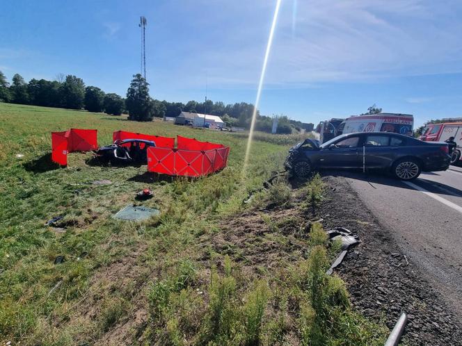 Śmiertelny wypadek pod Bełchatowem! 47-latek i 17-latka nie żyją. 4-letnia dziewczynka w stanie ciężkim