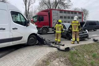 Karambol na DK2 pod Zbuczynem! Zderzyły się duże pojazdy, są utrudnienia!