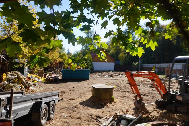 Zabytkowe domki na białostockich Dojlidach zburzone